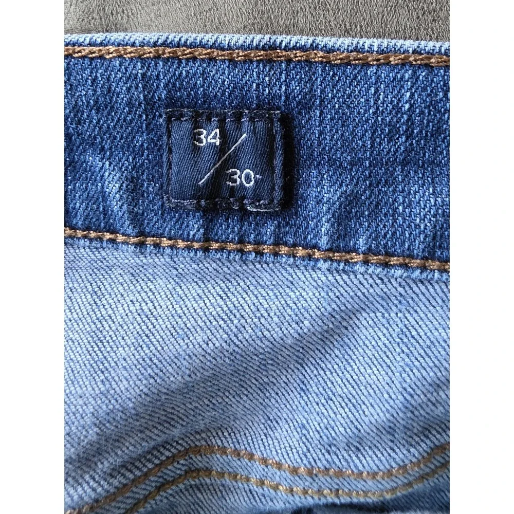 Lucky Brand Women's Shorts Size 34 Blue Solid Casual Bermuda Chino - Picture 5 of 9